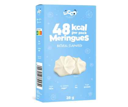 Zdrowa żywność LOCCO 48 kcal Niskokaloryczne bezy proteinowe Naturalne